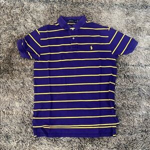 Ralph Lauren: Purple Polo with Yellow Details